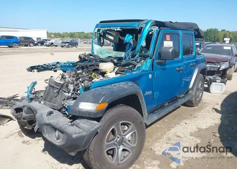 2019 Jeep Wrangler Unlimited Sport S 4X4 z USA, uszkodzony, nr VIN 1C4HJXDG6KW598854